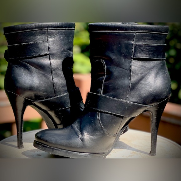 Kurt Greiger buckle London leather ankle boot sz 8 US - Picture 2 of 14